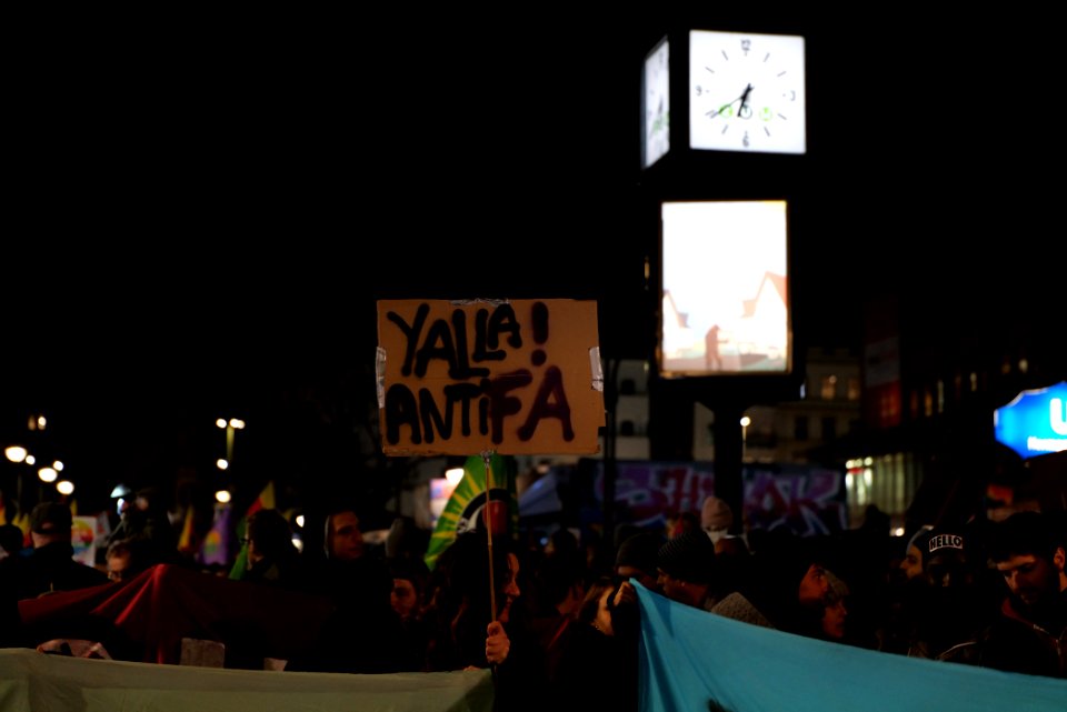 Hanau attack protest Berlin Hermannplatz 2020-02-20 18