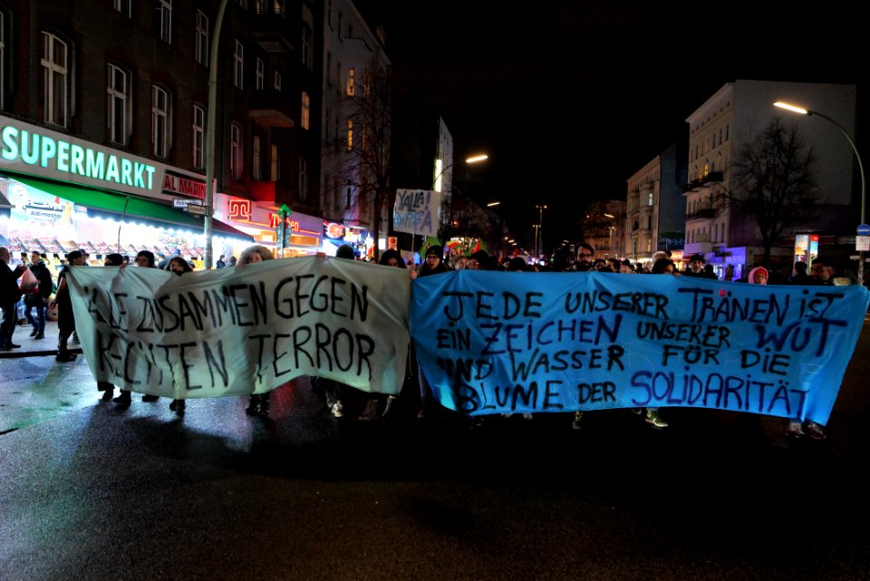 Hanau attack protest Berlin Hermannplatz 2020-02-20 34