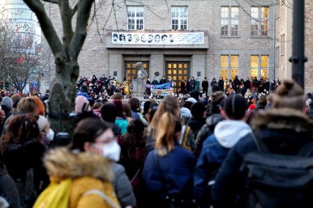 Hanau attack memorial protest Neukölln town hall 2021-02-19 95