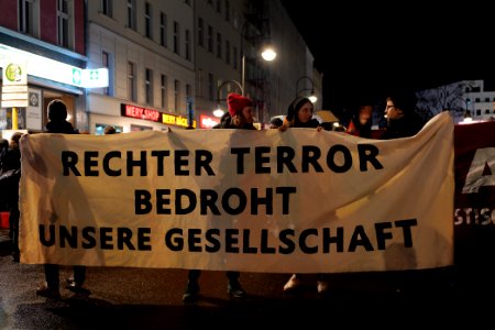 Hanau attack protest Berlin Hermannplatz 2020-02-20 02