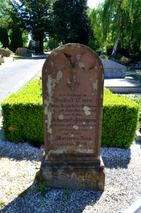 Hachenburg, Friedhof Steinweg, Grab Gottfried Ermen