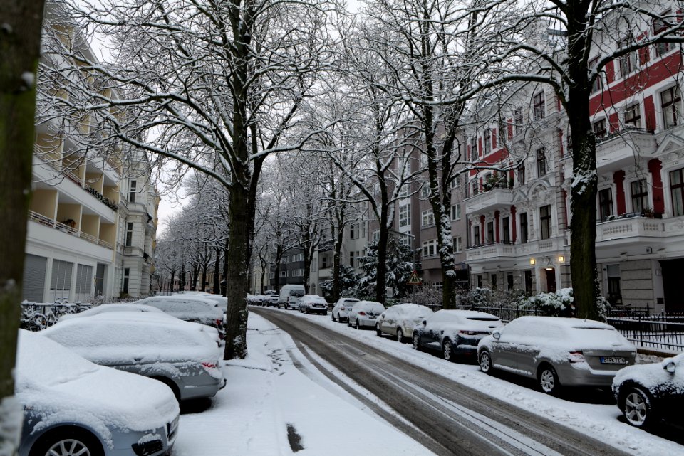 Handjerystraße with snow 2021-01-30 02