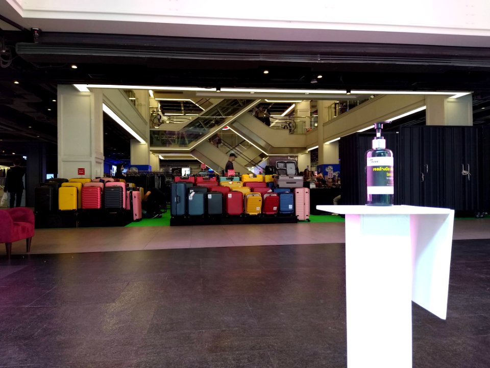 Hand sanitizer in Bangkok in March 2020 - 1