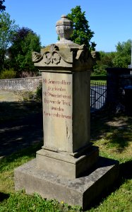 Hachenburg, Friedhof Steinweg, Grab Friedrich Allbürger (1)