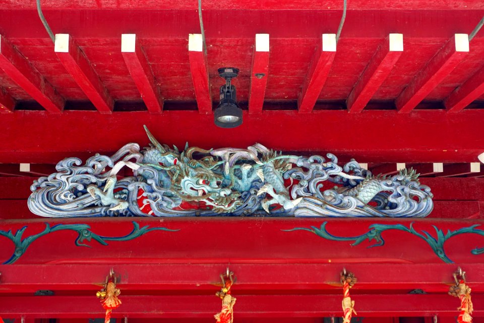 Haiden detail - Hakone-jinja - Hakone, Japan - DSC05815