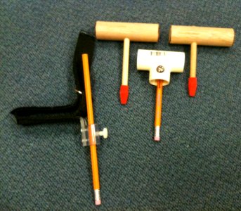 Hand handed typing wands