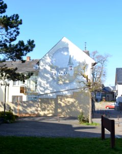 Hahnstätten, Kirchgasse 5, Wandmalerei