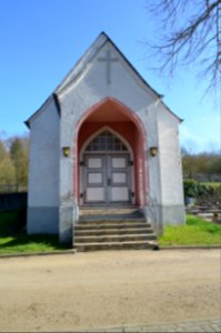 Hahnstätten, Friedhof, Trauerhalle alt