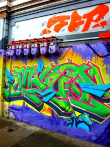 Haight & ashbury San ran Graffiti wall