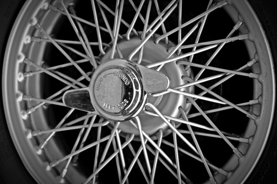 Spoke wheels wing nut oldtimer