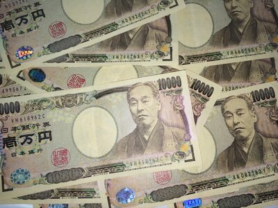 Money wealth japanese yen photo