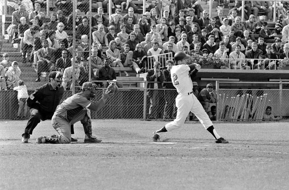 Haarlemse Honkbalweek, Nederlandse Antillen tegen California Stags , spelmomente, Bestanddeelnr 919-4407