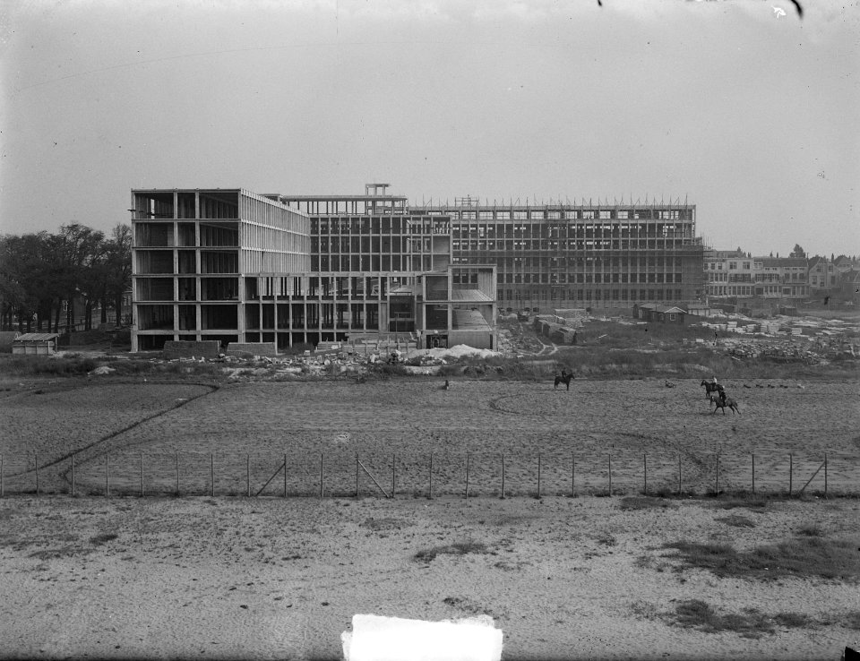 Haags stadhuis in aanbouw, Bestanddeelnr 903-6472