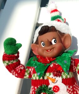 Holiday snow man sweater