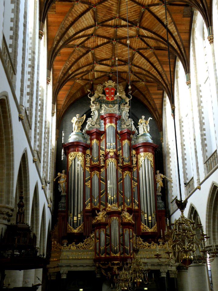 Haarlem Grote Kerk Binnen 2