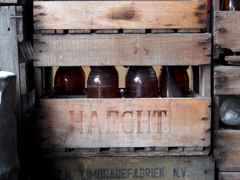 Haecht, bierkrat, Bier Reclamemuseum