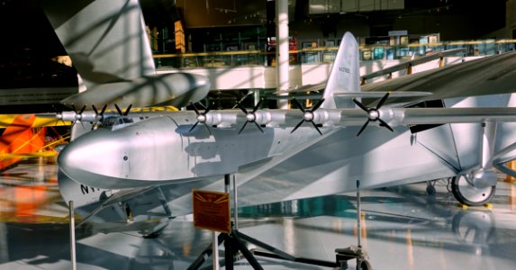 H-4 Hercules (Spruce Goose) model - Evergreen Aviation & Space Museum - McMinnville, Oregon - DSC00516