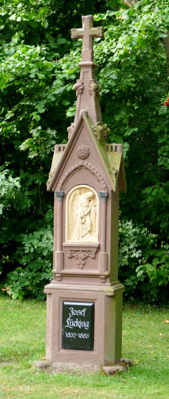 Haaren - Friedhof - Grabstein Lücking