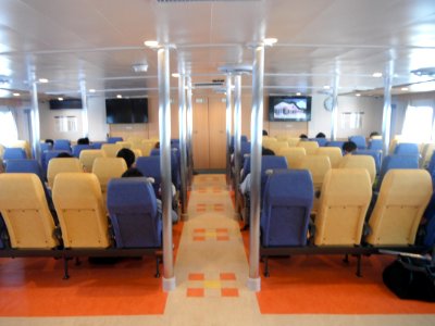 Hahajima maru 3rd the seat in the cabin 20160915