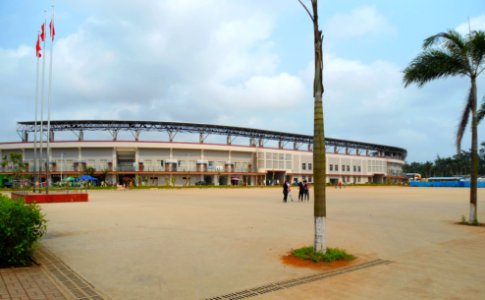 Haikou College of Economics - sports arena exterior 01