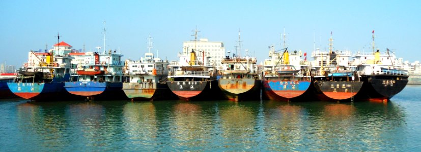 Haikou New Port various boats and ships 05