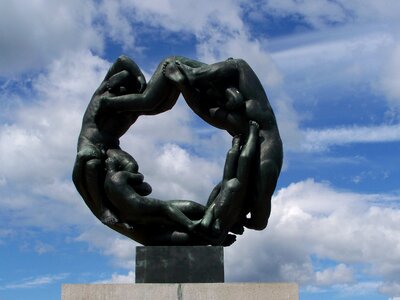 Norway vigeland park sculpture