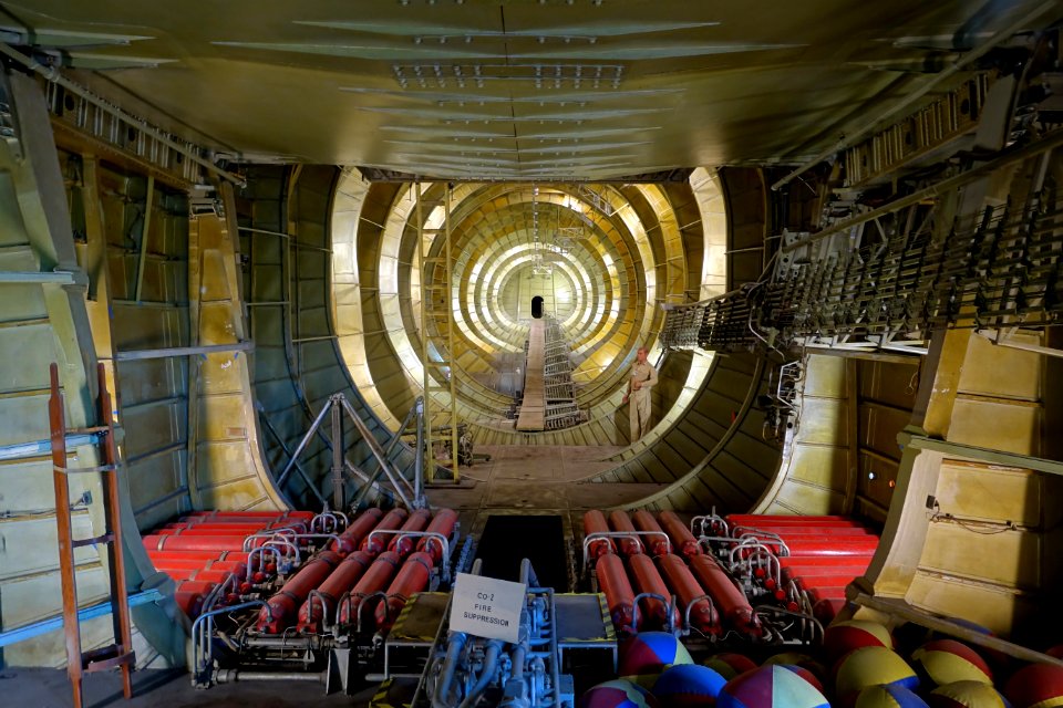 H-4 Hercules (Spruce Goose) interior - Evergreen Aviation & Space Museum - McMinnville, Oregon - DSC00520