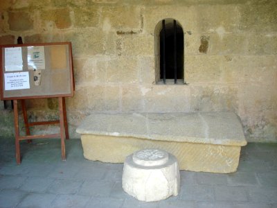Hagetmau (Landes, Fr) , crypte de St.Girons, entrée