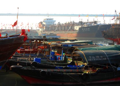 Haikou New Port various boats and ships 04