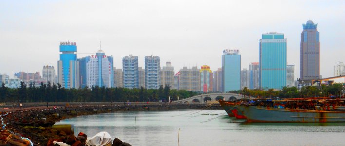 Haikou skyline 2012 01 23 photo