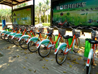 Haikou public bike rental 01