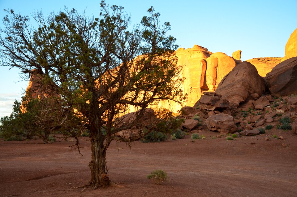 Wild west landscape monument valley photo