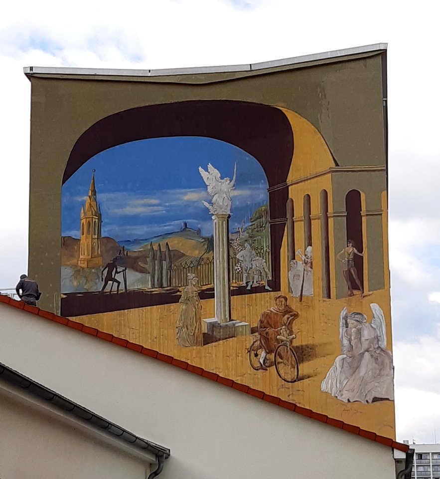 Halle-Lutherstraße Wandbild Aust