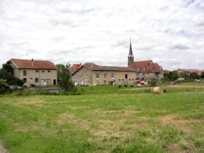 Halloville (M-et-M) vue du village