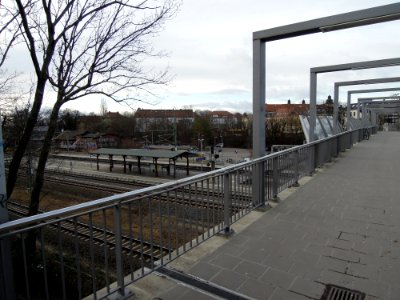 Haltepunkt Leipzig-Connewitz -Ostende Personenbrücke- Januar 2020