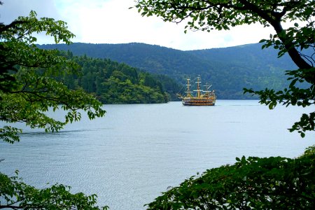 Hakone Pirate Ship - Hakone, Japan - DSC06056