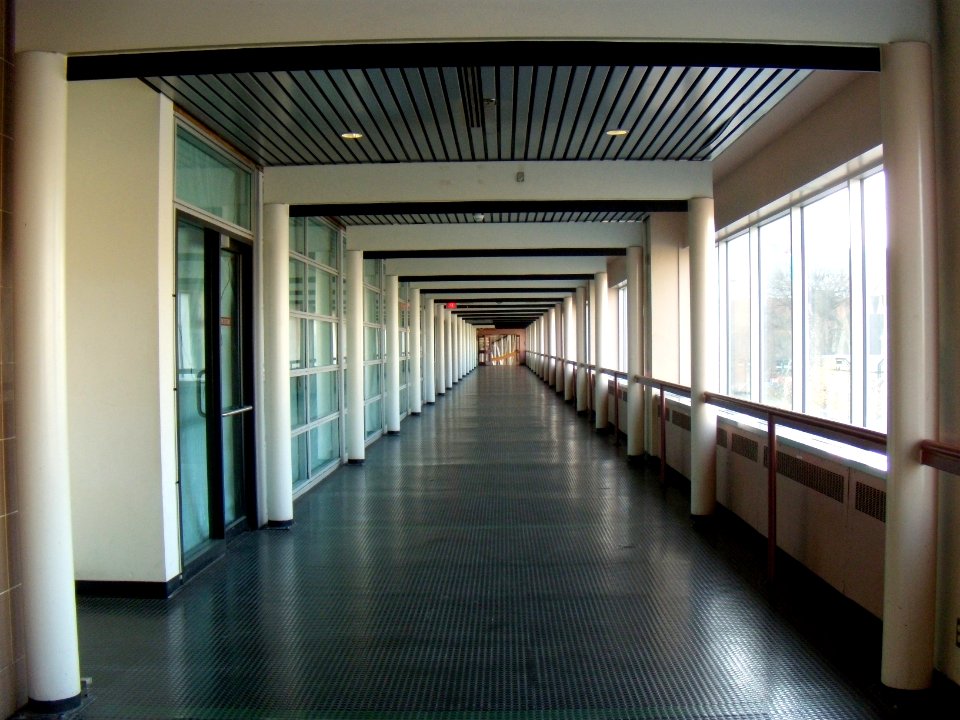 Hallway in 266 Graham Ave in the Winnipeg Walkway system in Winnipeg, Manitoba