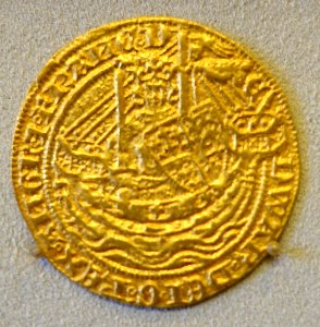 Half Noble, Edward III, 1351-1361 - Bode-Museum - DSC02741