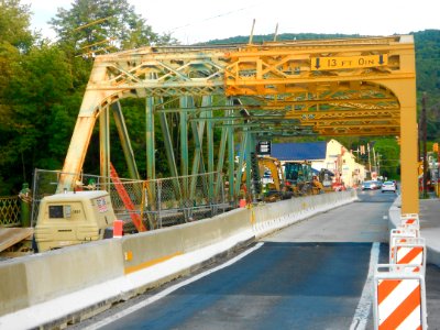Half painted bridge PA 144 Spring Creek Milesburg PA