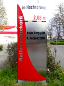 Hallenweltrekord Hochsprung 2006 Arnstadt