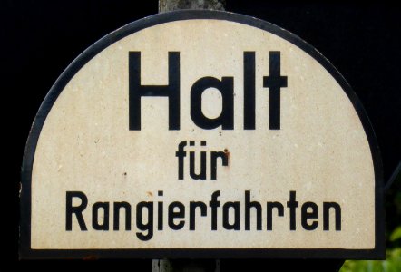 Halt für Rangierfahrten 2
