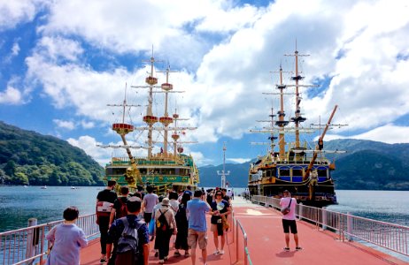 Hakone Pirate Ship - Hakone, Japan - DSC05339