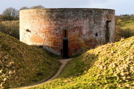 Hald slot brick tower Viborg Commune Denmark