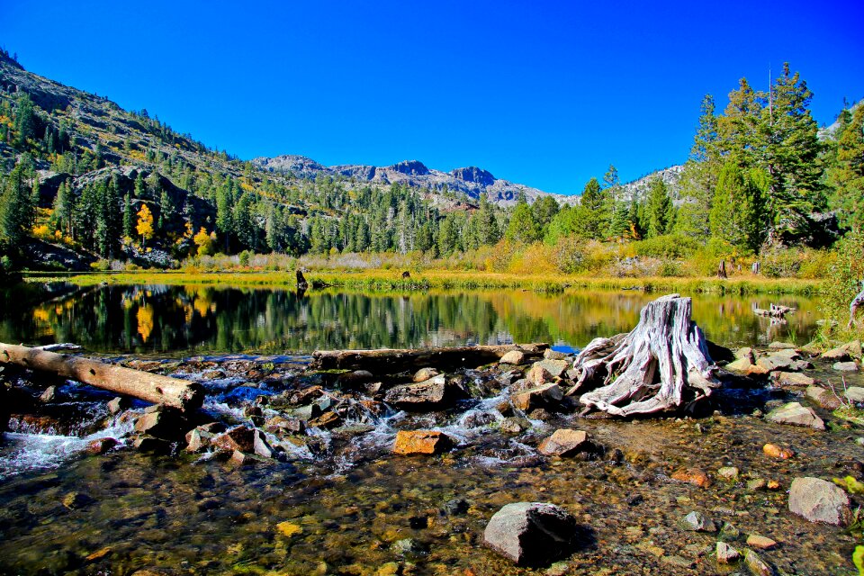 Tahoe water shore photo