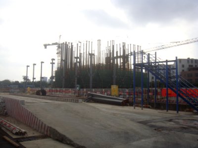 Hainan International Exchange Square building foundations - 01