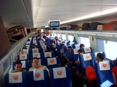 Hainan Eastern Ring High-Speed Railway train interior - 01