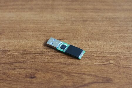 Peripheral storage thumb drive