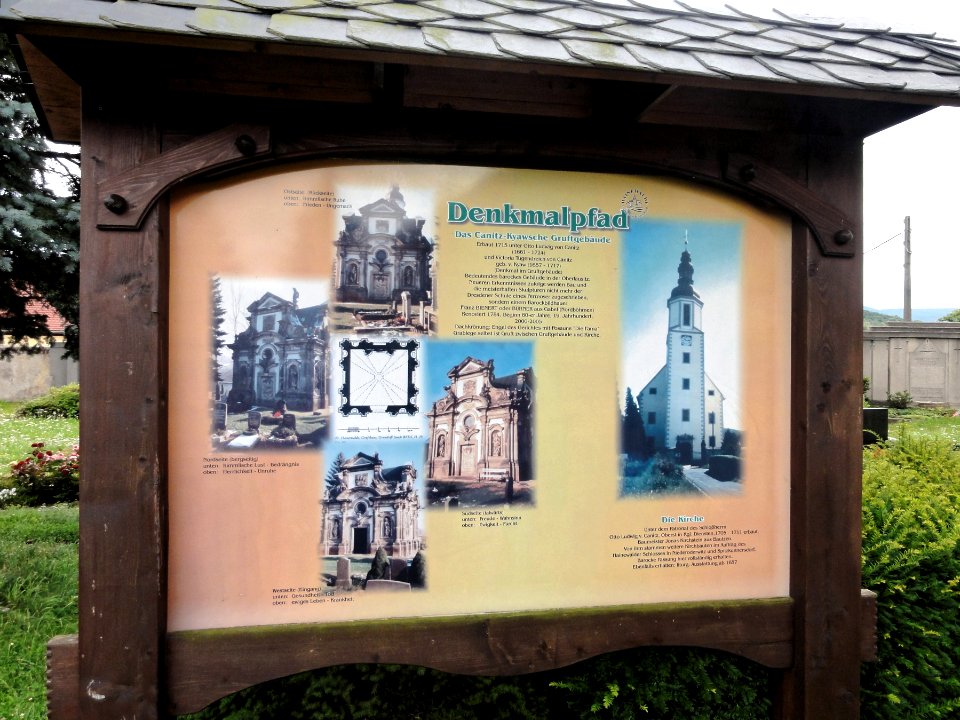 Hainewalde Gruft Schautafel
