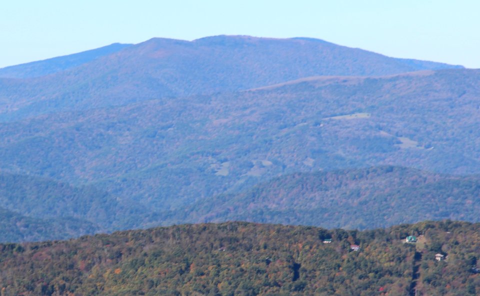 Grassy Ridge Bald from Grandfather Mtn, Oct 2016