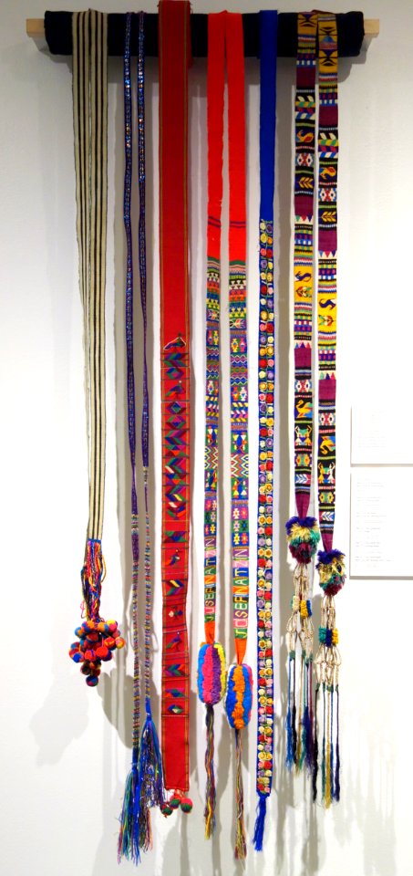 Hair ties, Maya, Guatemala, mid to late 20th century, various textiles - Textile Museum of Canada - DSC01263